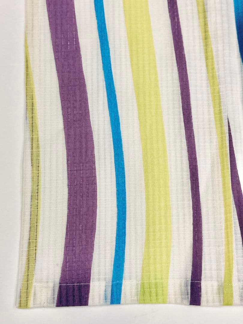 衿秀 浴衣 日本製 綿麻浴衣　半幅兵児帯セット 花夏衣浴衣　仕立て上がり浴衣