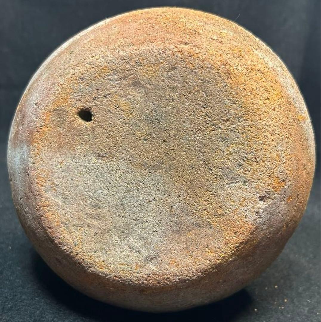 縄文土器　獣面把手と縄文土器底部