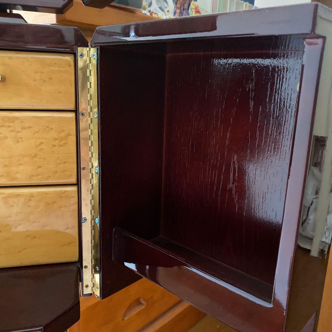 着払い❗️超特価❗️☆半三面ドレッサー☆  キャスター付き　レア　メープル