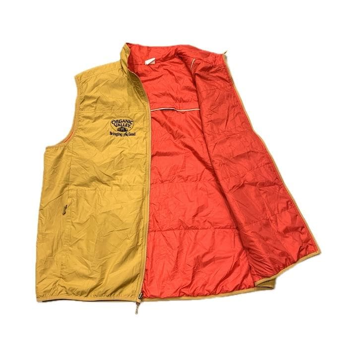 パタゴニア 古着 ナイロンベスト マスタード オーバーサイズ XXL
