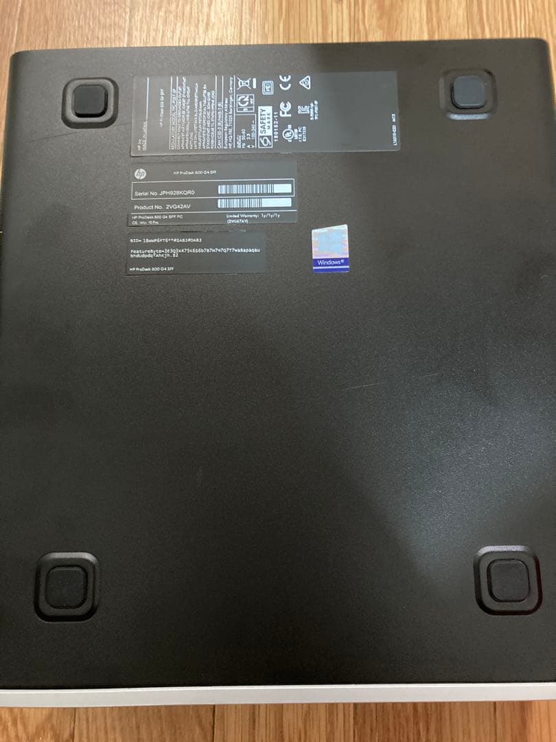Windowsデスクトップ HP ProDesk 600 G4 SFF i5-8500 Windows11