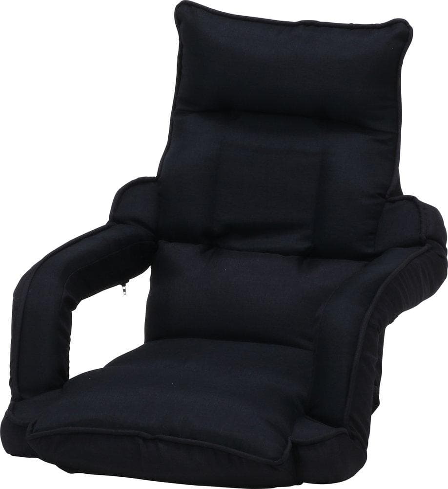 《新品・送料無料》リクライニング座椅子　モコ　ＢＫ