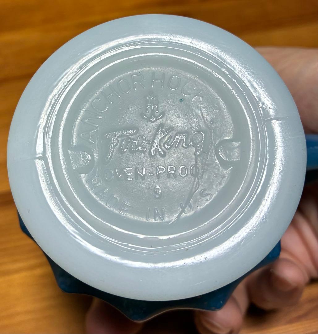 Fire King マグカップ ブルー 3個