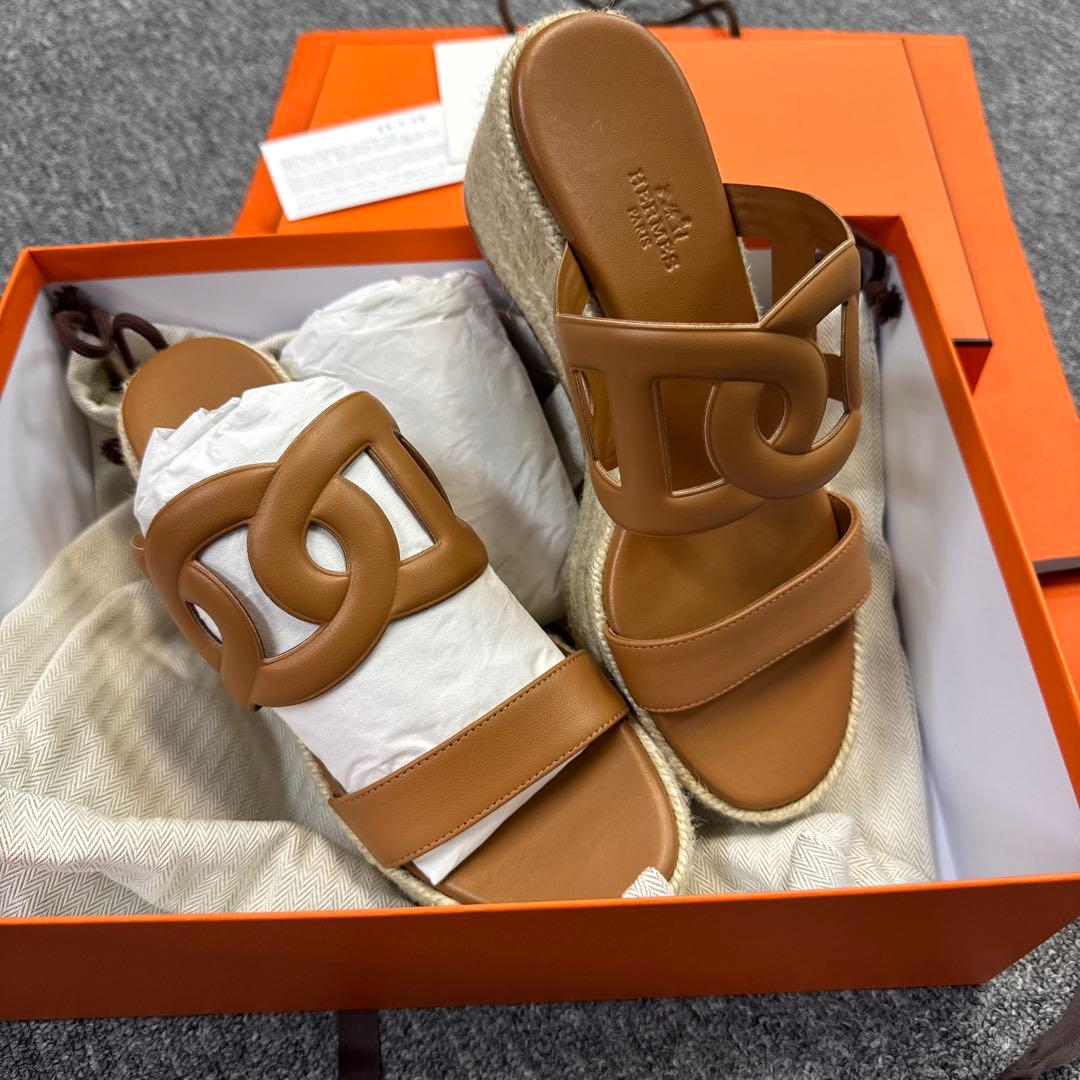 マ*コ様 新品未使用 エルメス サンダル エスパドリーユ 《イテア》37