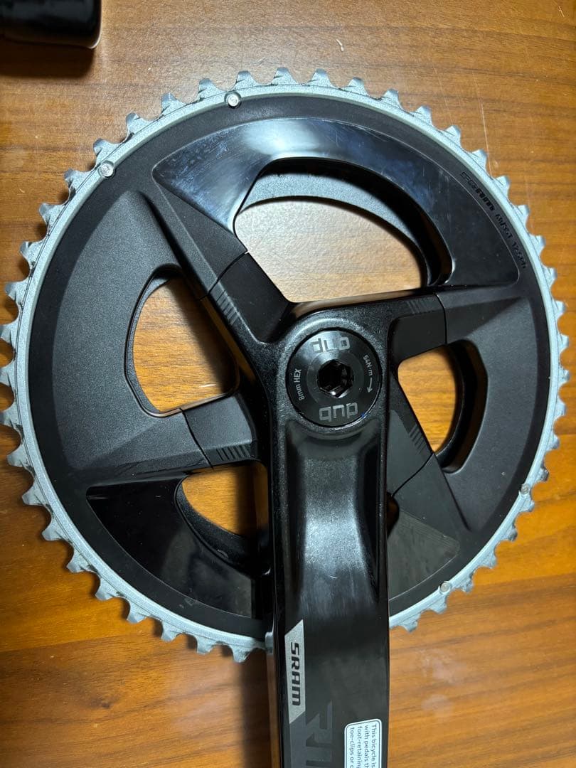 SRAM Rival 22 クランクセット 170mm 50/34 完成車外し
