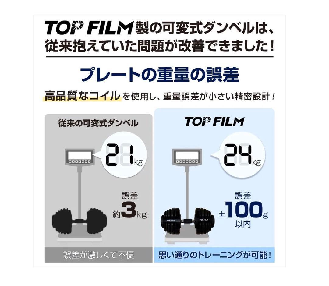 可変式ダンベル 2.0RDx2 24kg 2個セット