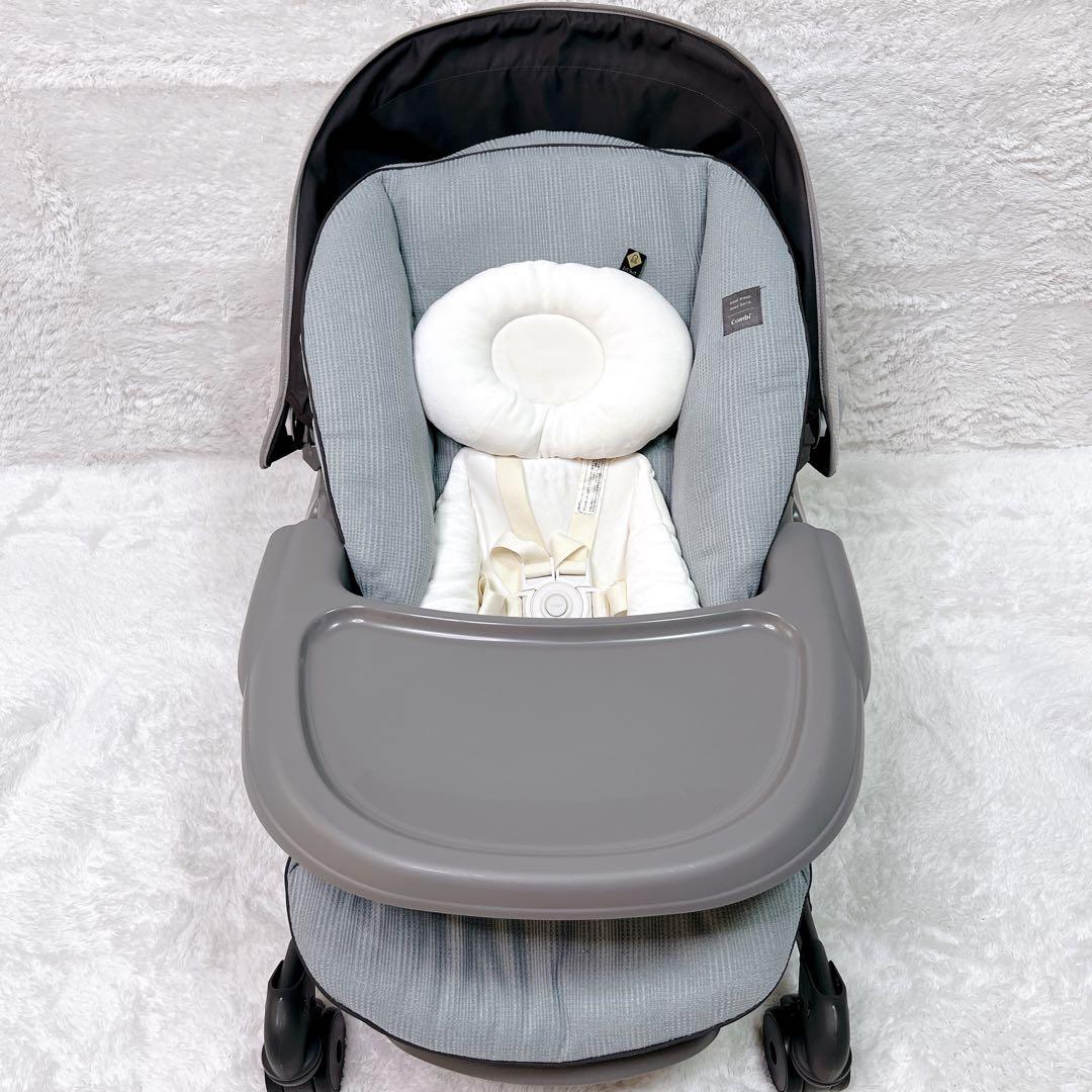 【美品】　Combi 　NEMULILA ＋L ハイローチェア　手動