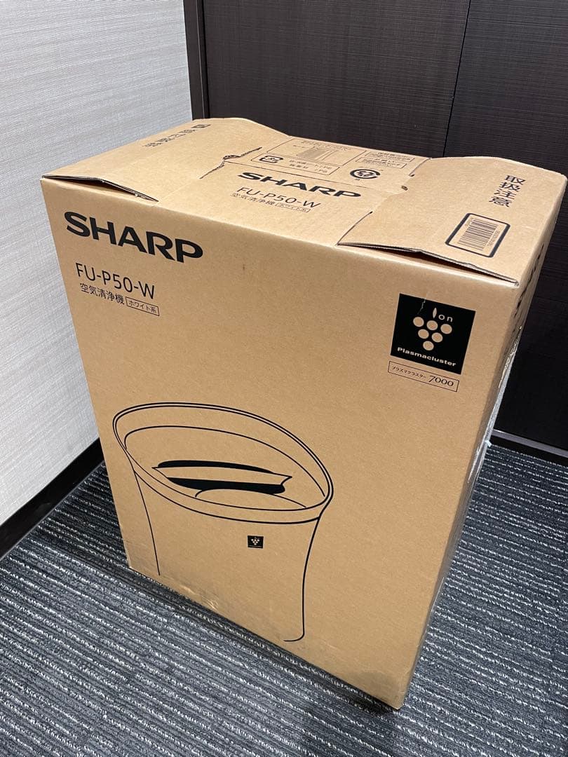 SHARP FU-P50-W 空気清浄機ホワイト プラズマクラスター7000搭載