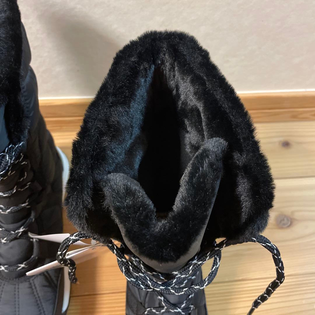 SOREL ブラックファーブーツ