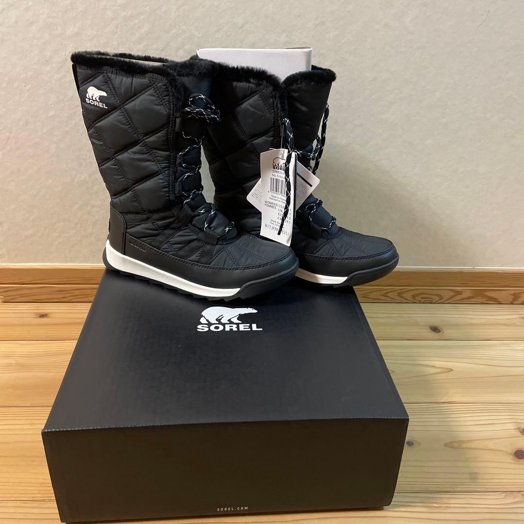 SOREL ブラックファーブーツ