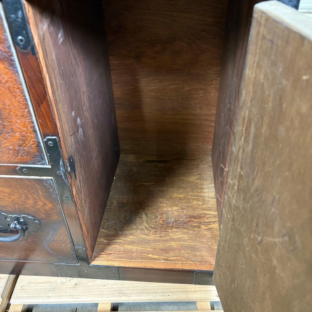 【送料込】時代箪笥　和箪笥　アンティーク家具　和家具　古道具　レトロ