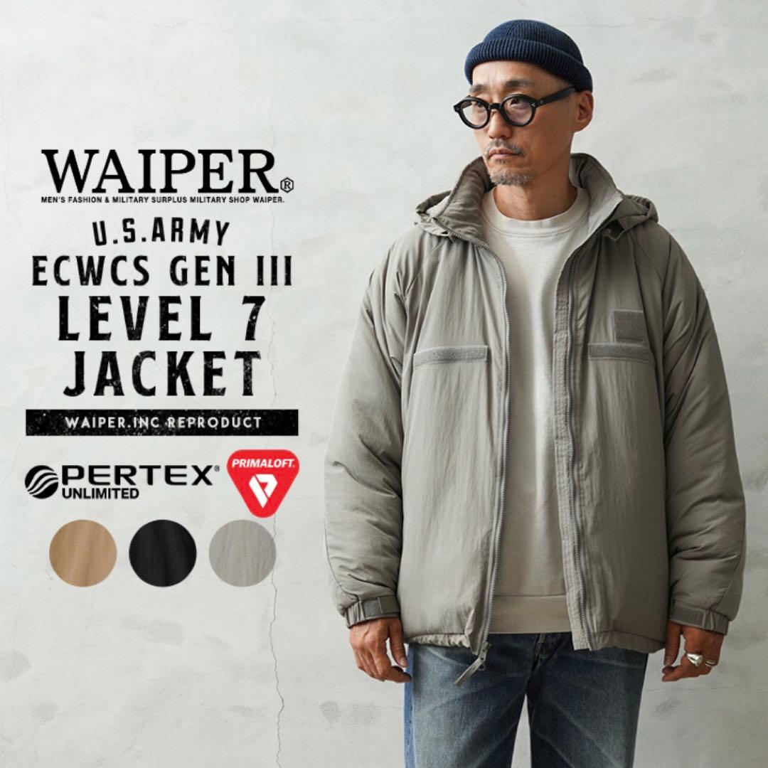 WAIPER米軍ECWCS GEN III LEVEL7 Lサイズ　ブラック