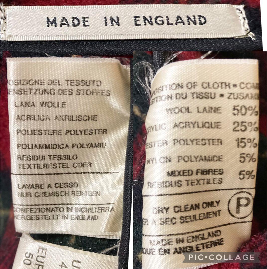 MONTGOMERY モンゴメリーネイビー ダッフルコート Lメンズ　英国製