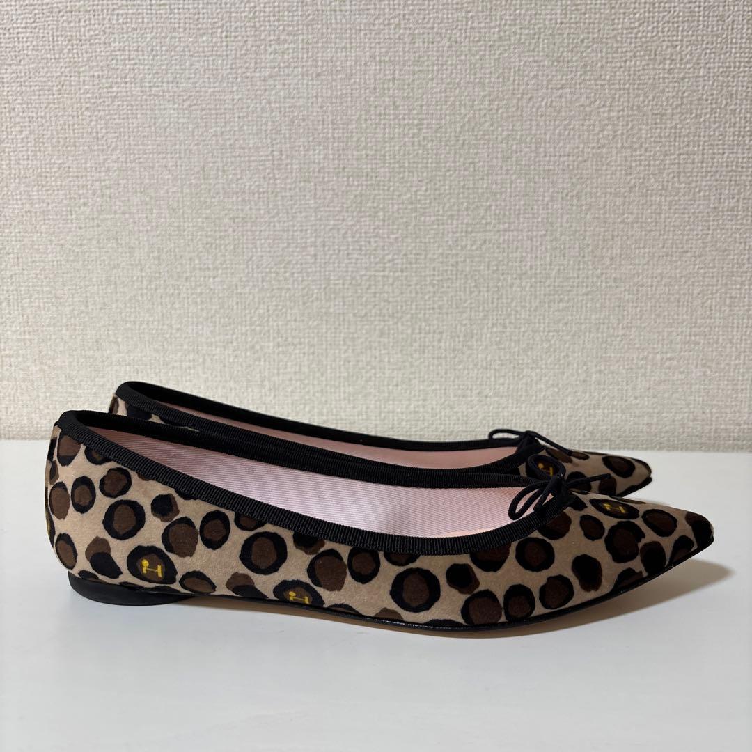 repetto レペット レオパード バレエシューズ　フラットパンプス