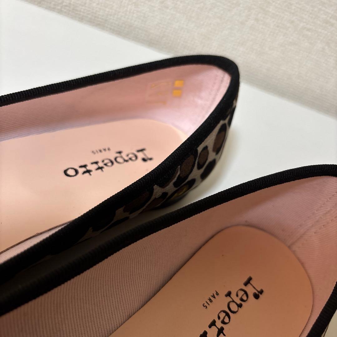 repetto レペット レオパード バレエシューズ　フラットパンプス
