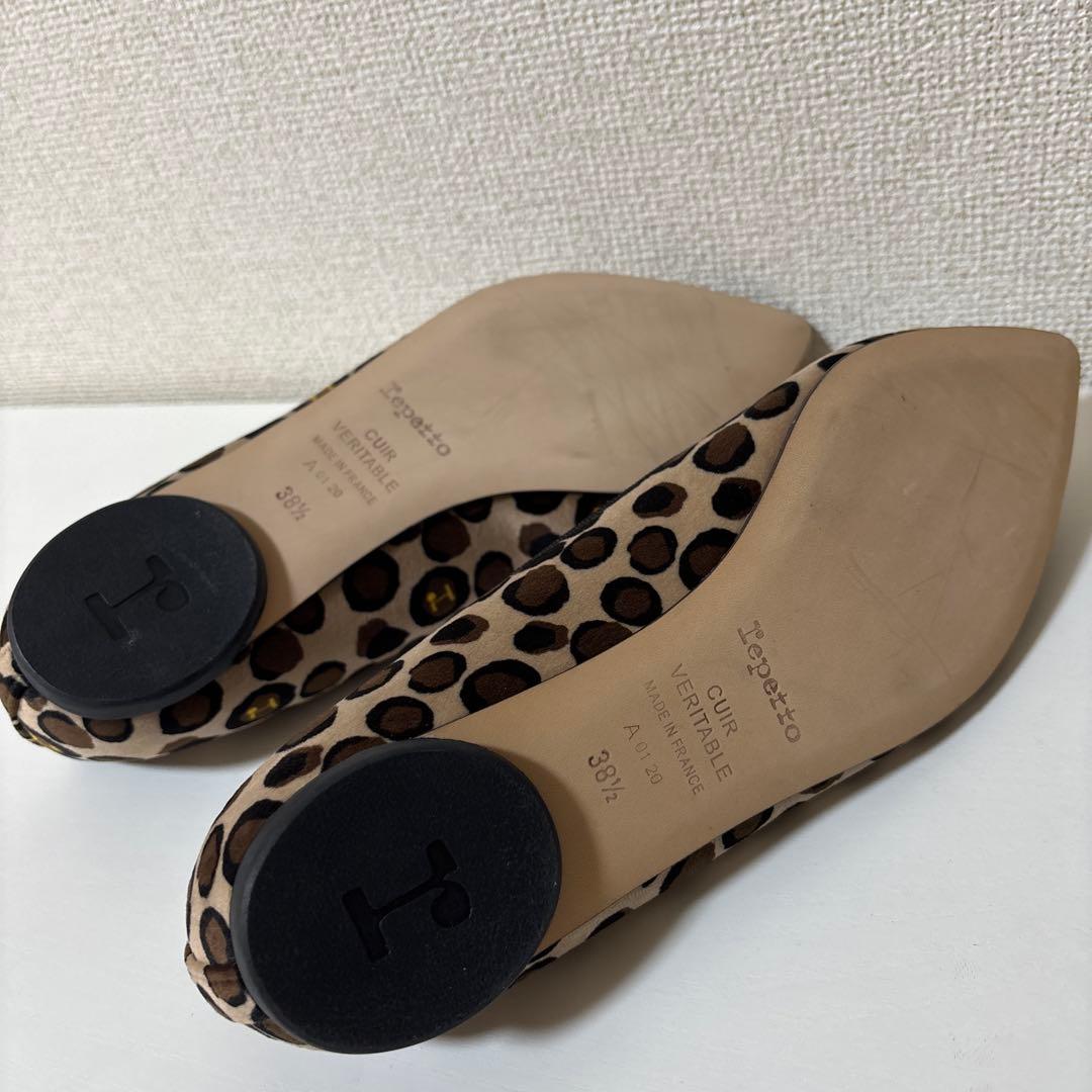 repetto レペット レオパード バレエシューズ　フラットパンプス
