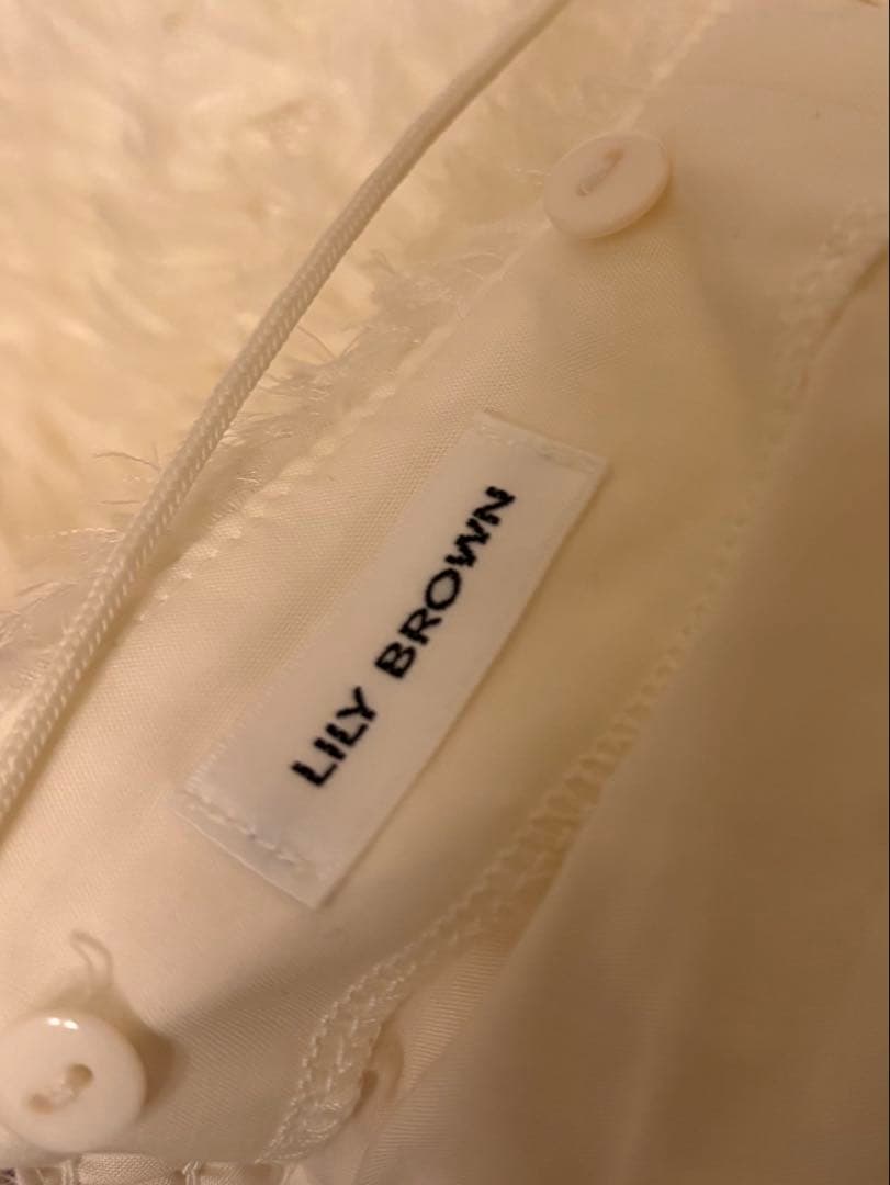 LILY BROWN 3wayチュールペプラムビスチェ