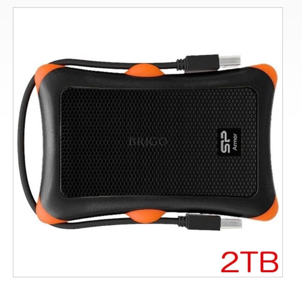 ♦️①シリコンパワーUSB3.0 Armor A30 ポータブルHDD 2TB