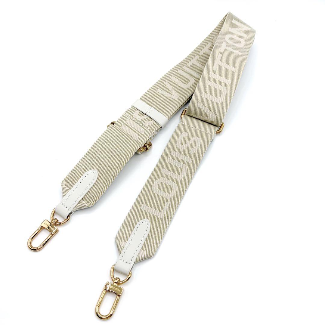 ⭐️未使用⭐️ ルイヴィトン ショルダーストラップ LV ベージュ ホワイト