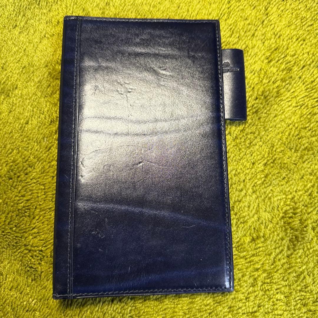 ASHFORD アシュフォード ルガードスクエアバック バイブル ネイビー