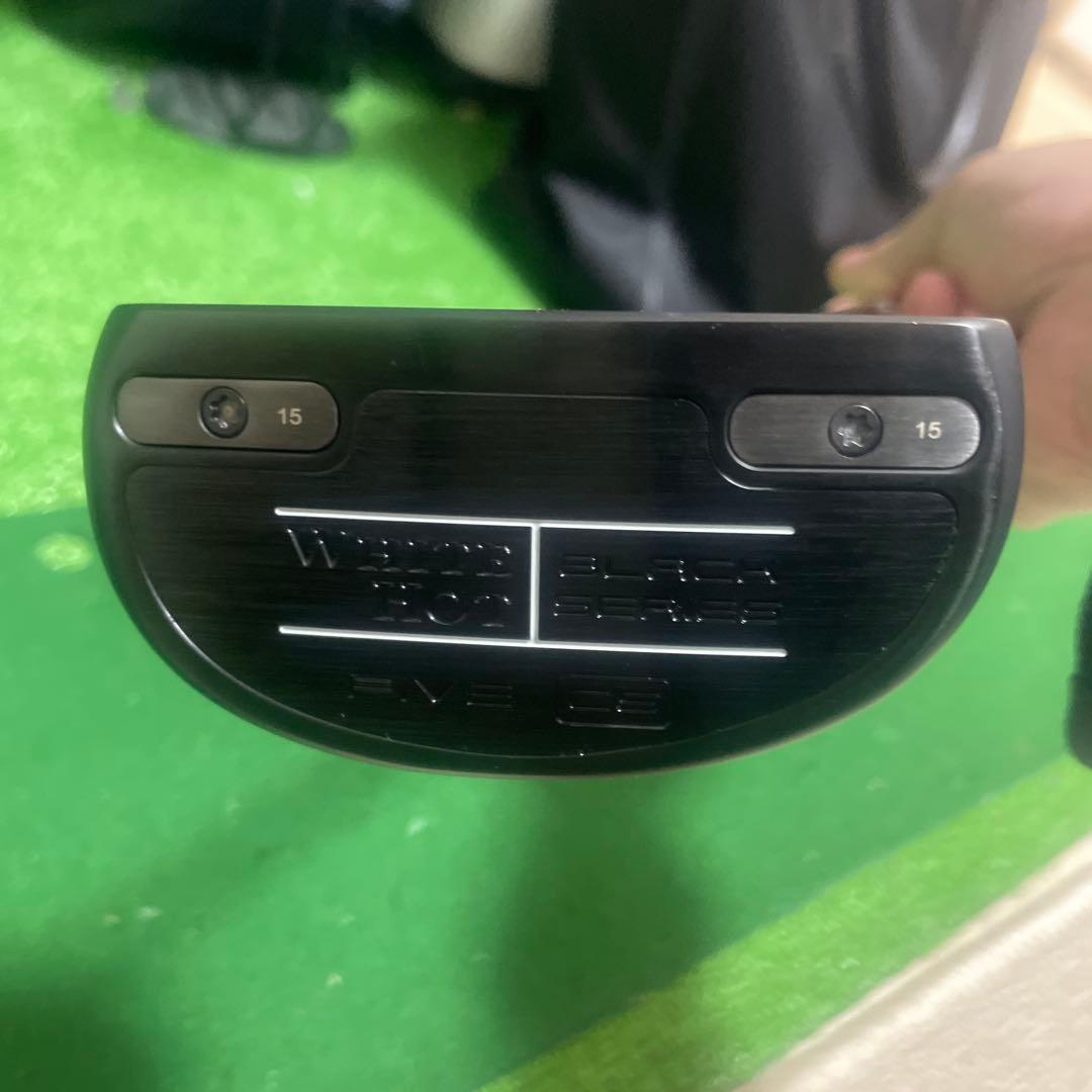 【美品】オデッセイホワイト・ホット ブラック FIVE CS パター　33インチ