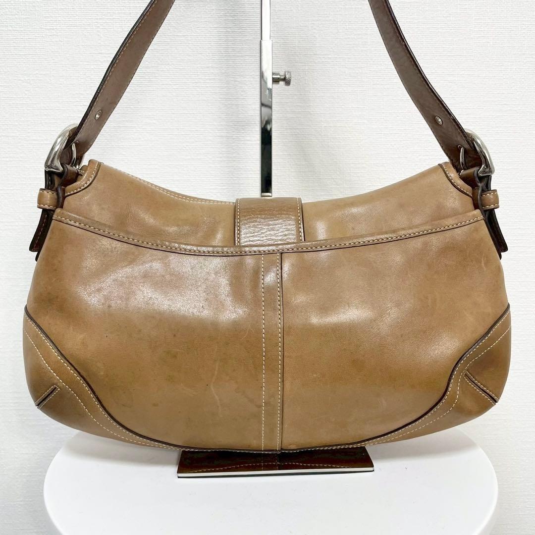 y2k❤️ COACH ソーホー レザー フラップ ショルダーバッグ