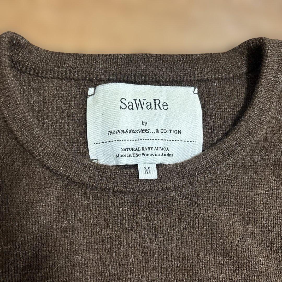 The inoue brothers baby alpaca クルーネックニット