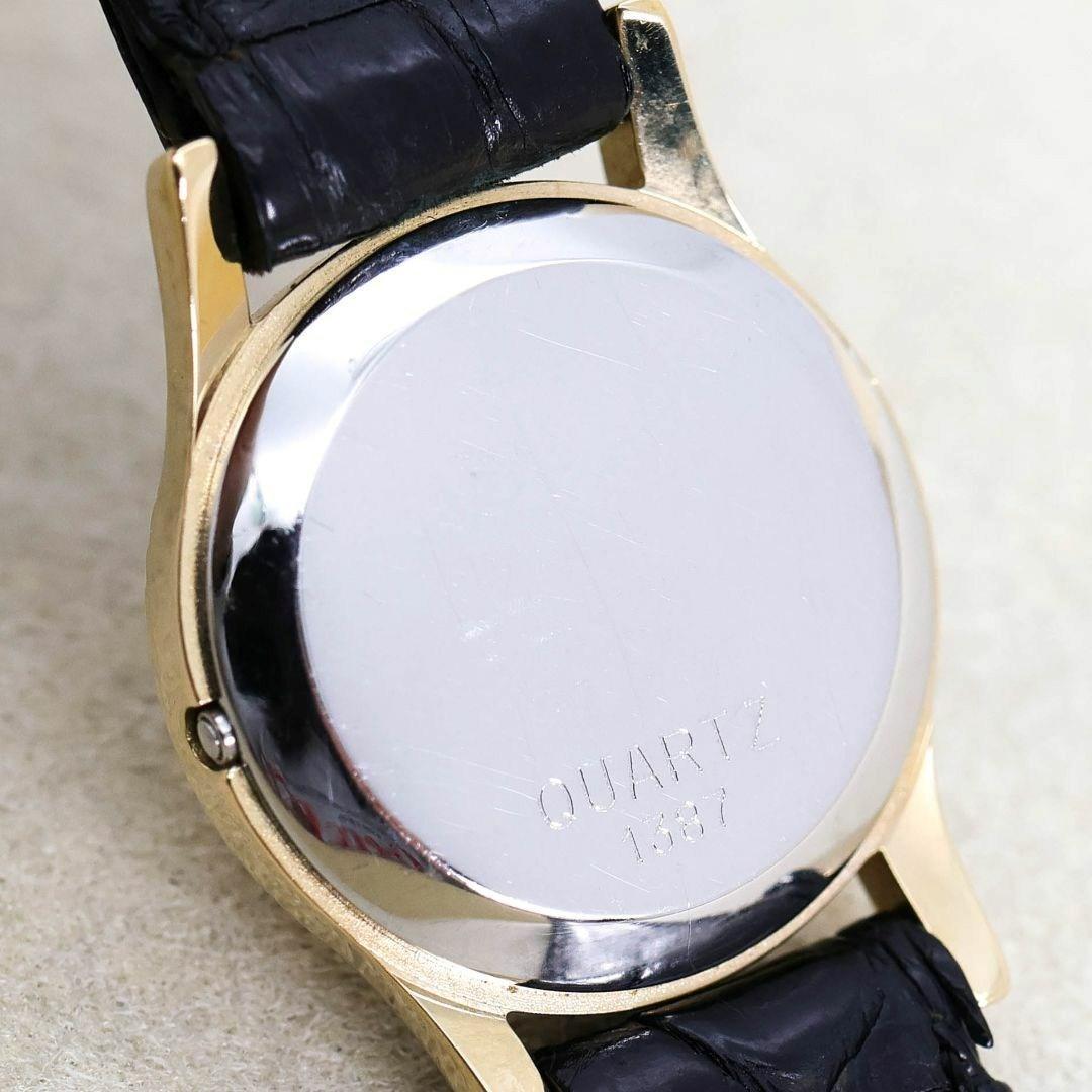 稼働 OMEGA DE VILLE 腕時計 プッシュ式リューズ ゴールド1842