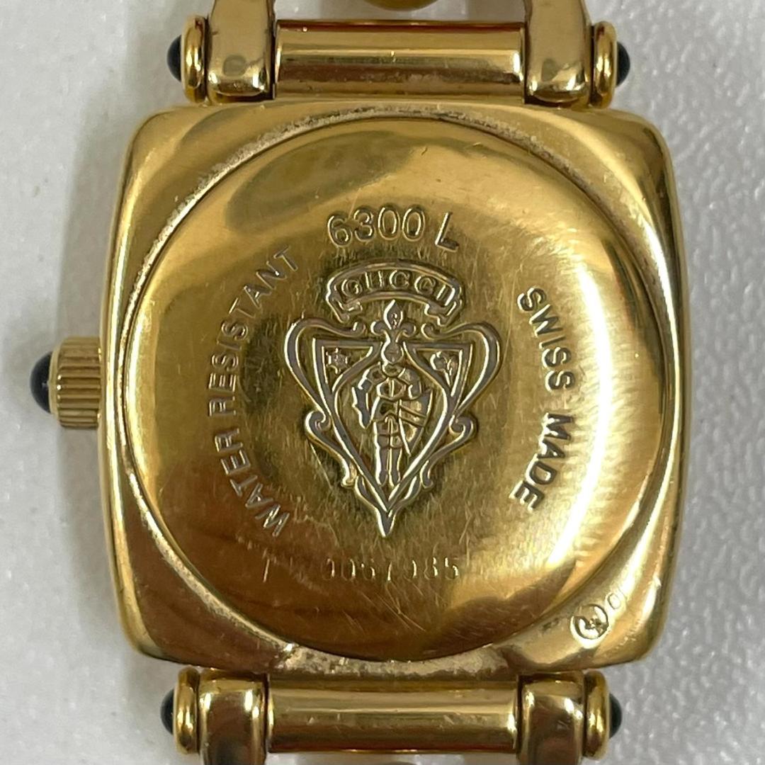 【正規品】 GUCCI 6300L 白文字盤 チェンジベルト レディース腕時計