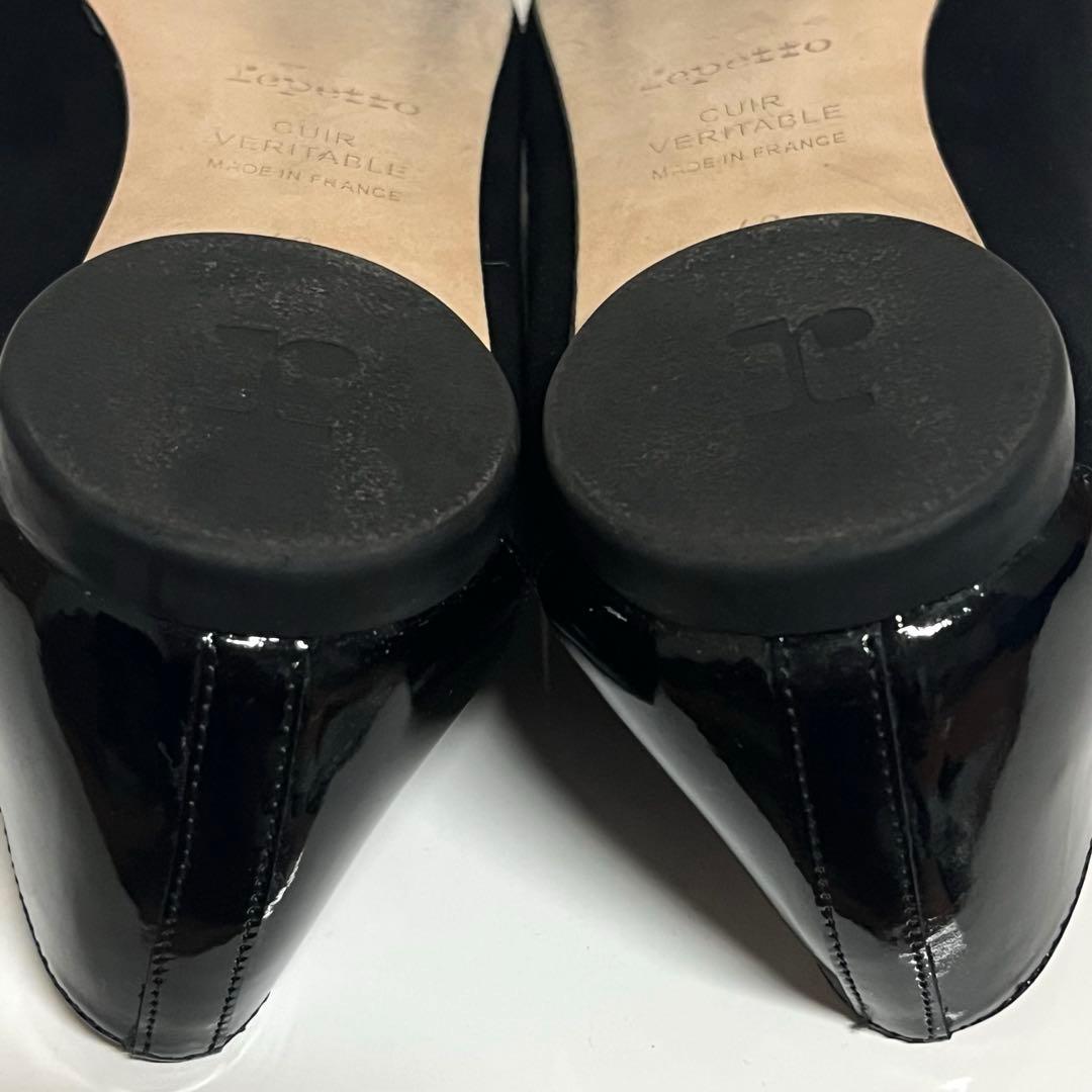 美品✨レペット クレメンス バレエシューズ ブラック 大きいサイズ40