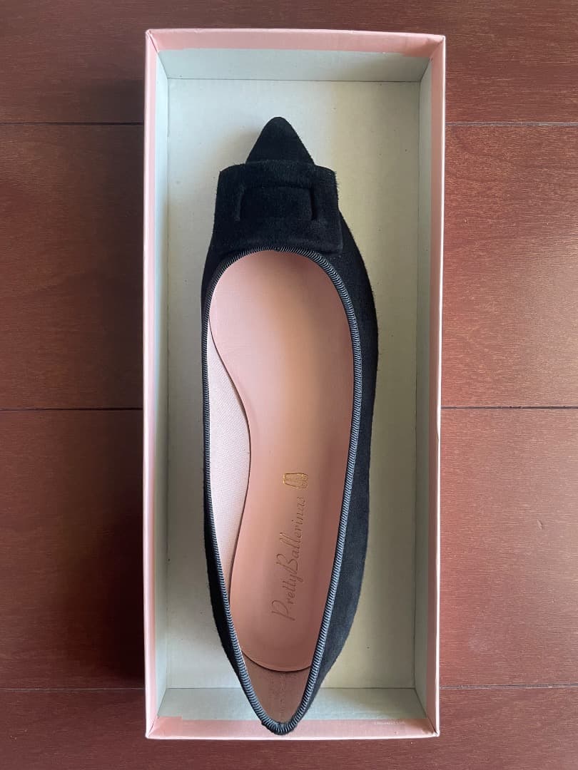 Pretty Ballerinas プリティバレリーナ フラット 黒 美品 正規