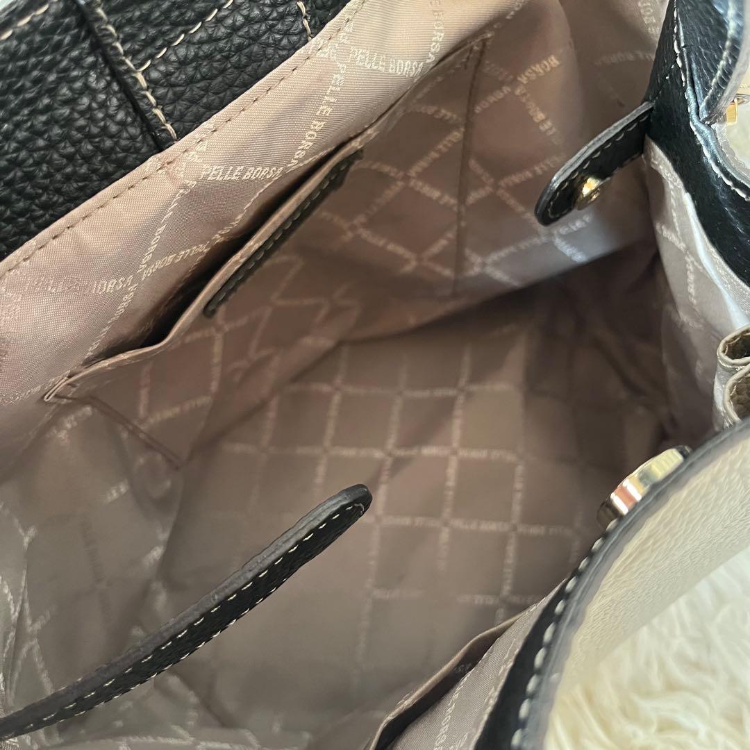 【美品】ペレボルサ　レネット　4741 レザー　2way ショルダーバッグ