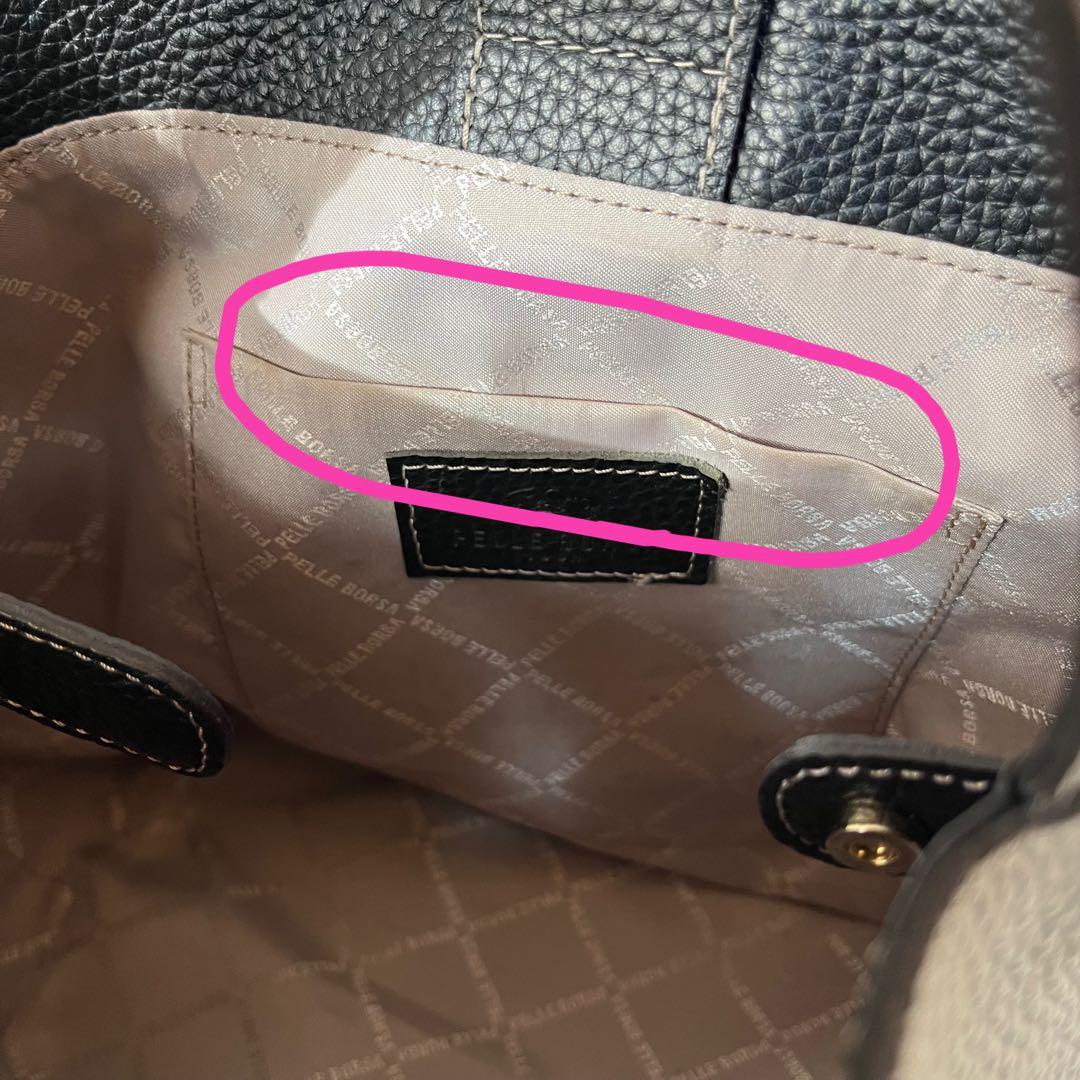 【美品】ペレボルサ　レネット　4741 レザー　2way ショルダーバッグ