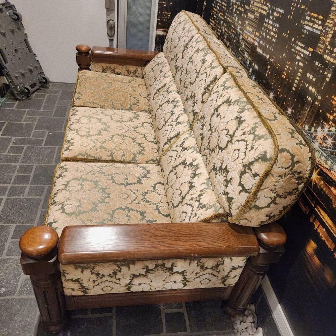 karimoku オールドカリモク コロニアル金華山3人掛けソファ