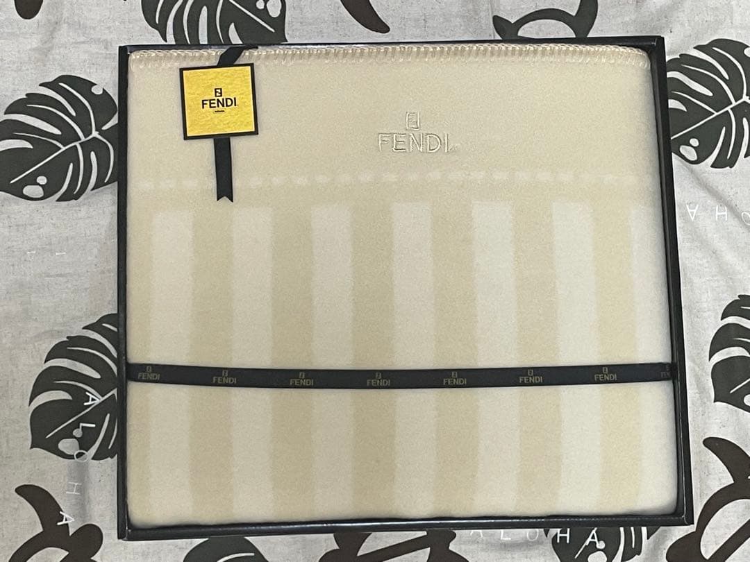FENDI フェンディ ウール 毛布 未使用
