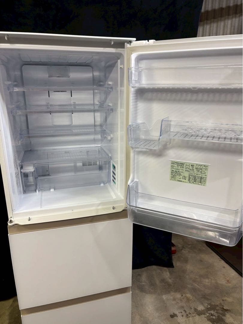 【美品】SHARP 冷蔵庫 SJ-GH35G-W 2020年製 350L 両開き