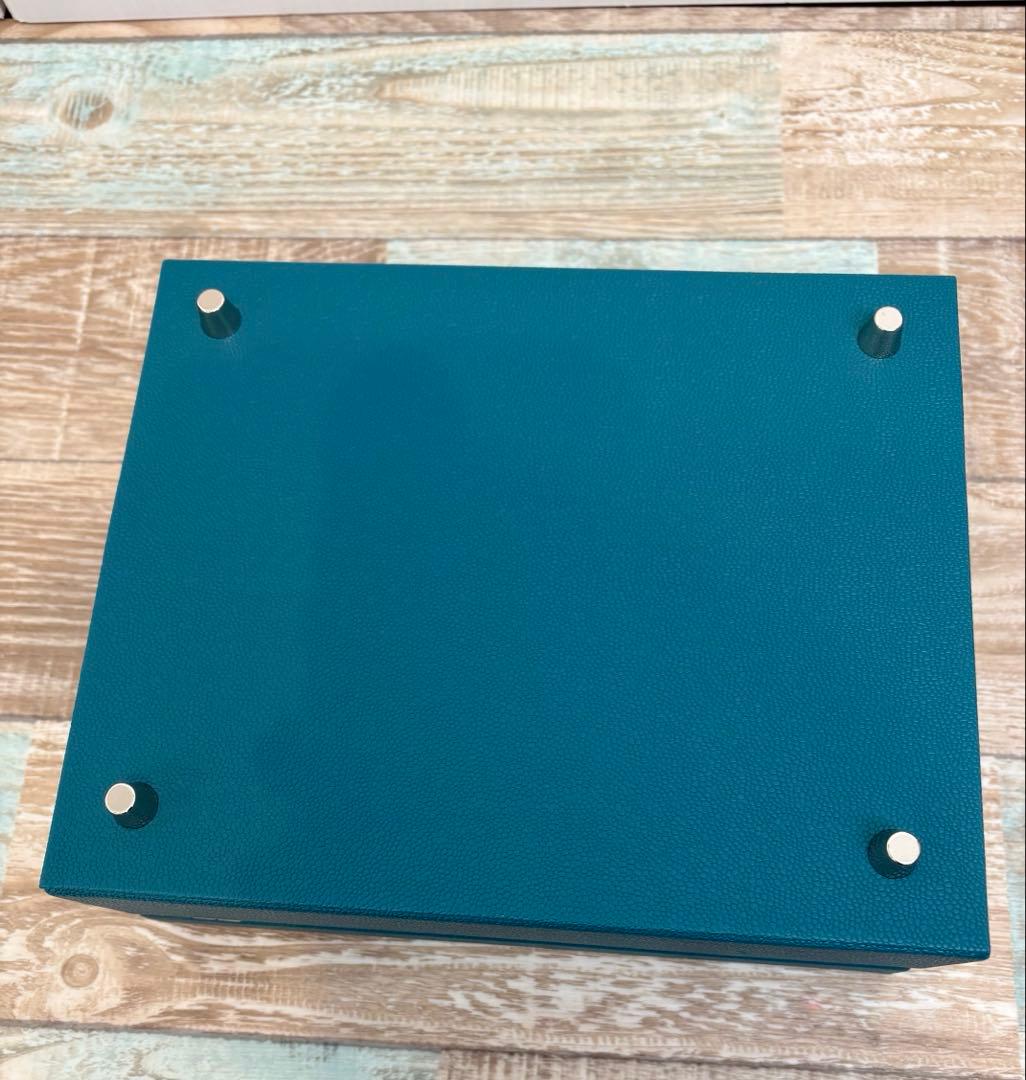 新品　箱シート付　LA MER ラ・メール 青 ジュエリーボックス　収納ボックス