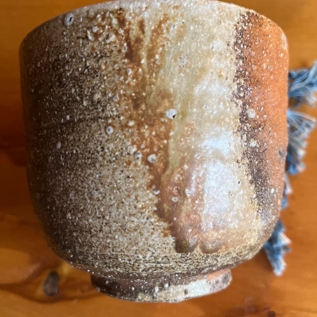 上田直方　茶碗　信楽窯　共箱　茶道具　信楽焼