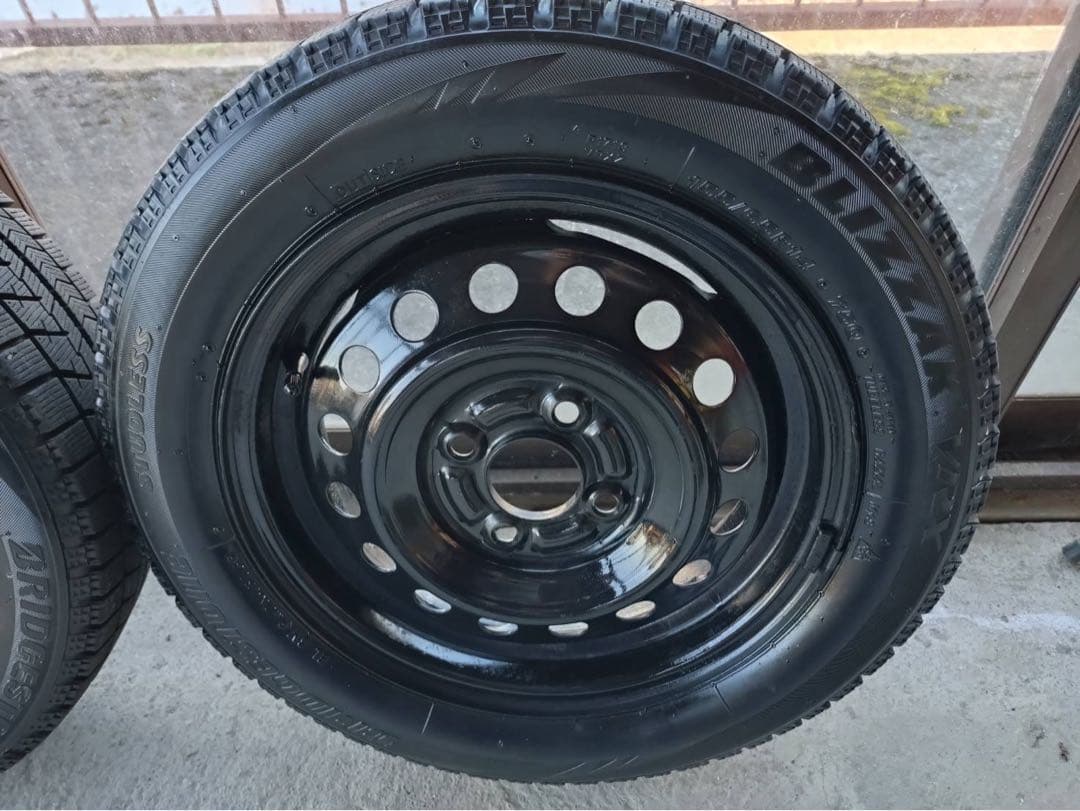 スバル　純正　ホイール　タイヤ　セット　14インチ　スタッドレス　スチール　中古