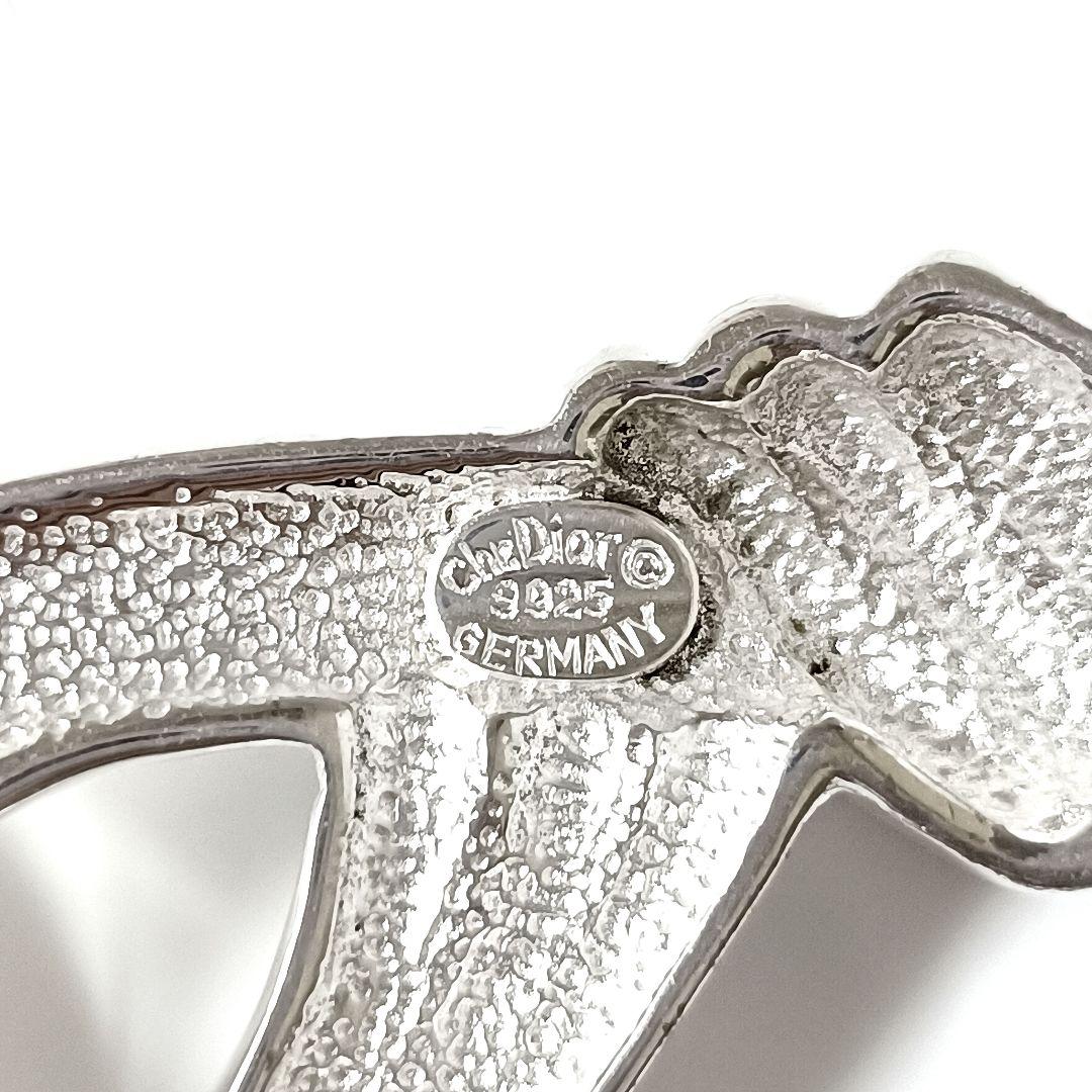 希少 Dior ディオール SILVER925 ブローチ シルバー ヴィンテージ