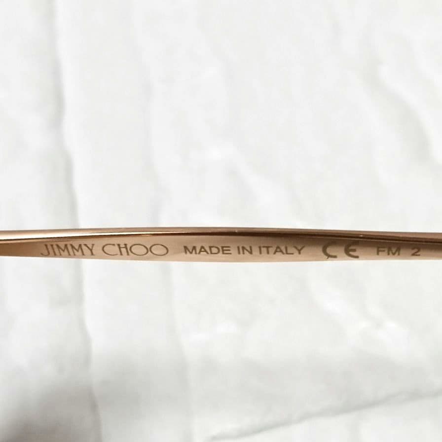 578【美品】JIMMY CHOO ジミーチュウ サングラス ラメフレーム