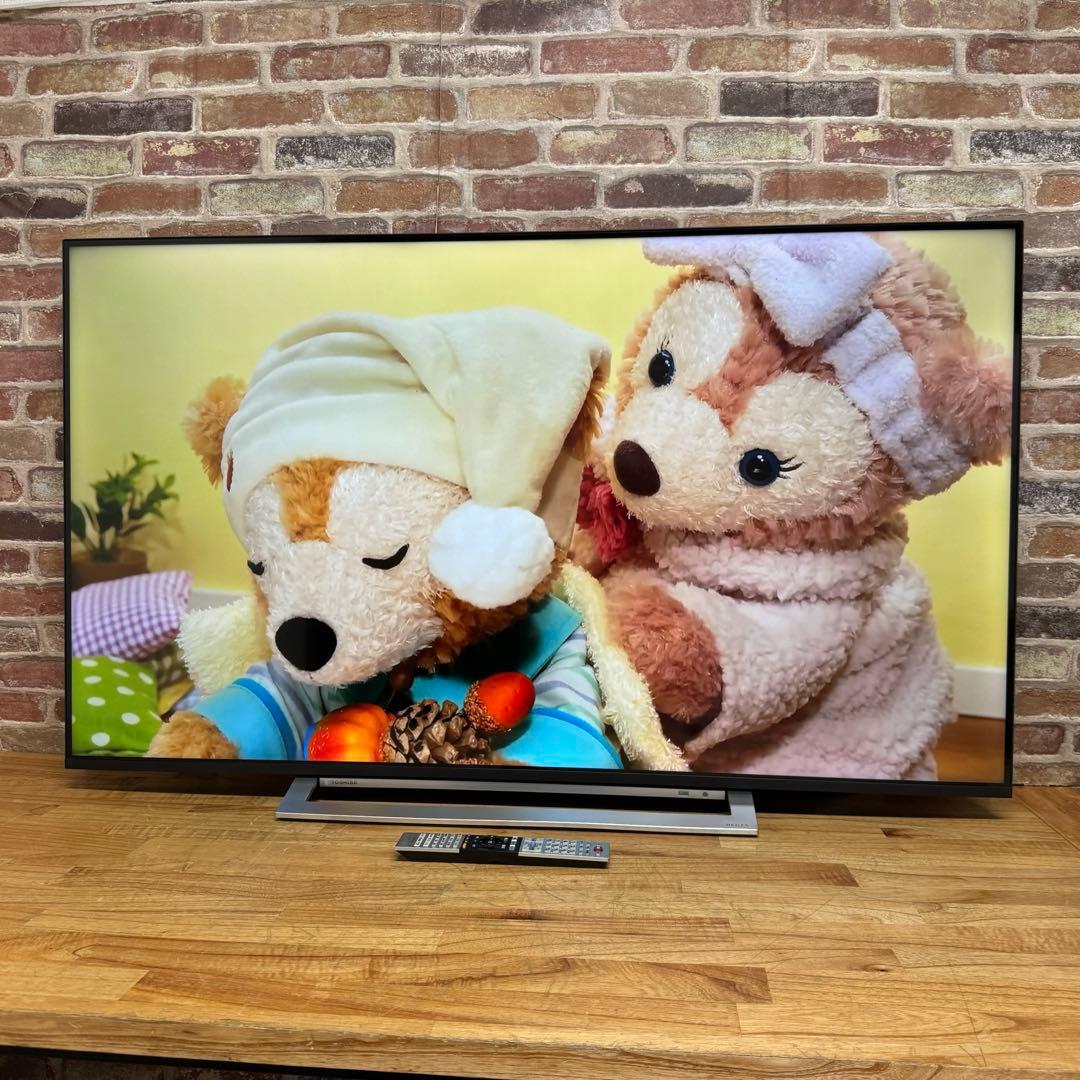 東芝 55V型 4Kチューナー内蔵 液晶テレビ レグザ 55M530X W録画○