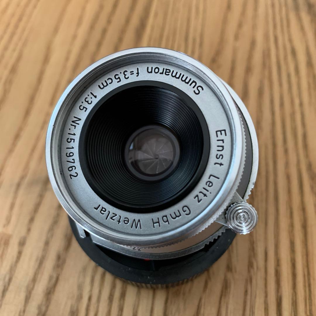 ささ　ライカ Summaron 3.5㎝ f3.5 Mマウントメガネ付
