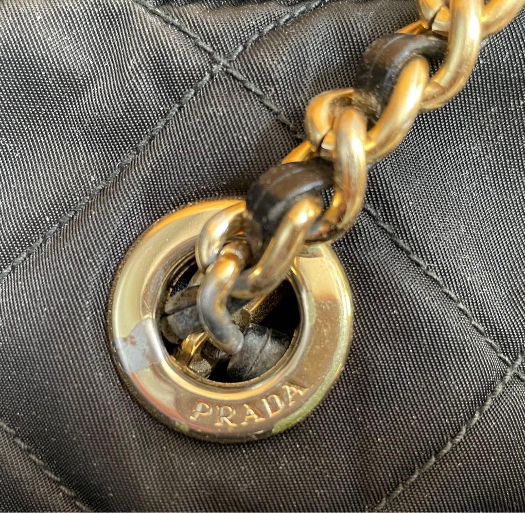 アルビ　正規品PRADA プラダ　キルティング　チェーンショルダーバッグ