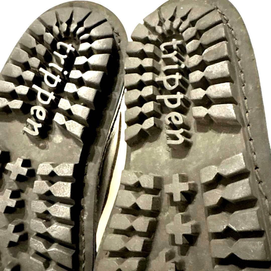 Trippen トリッペン レザーショートブーツ 23cm ベルクロ 切り替え式