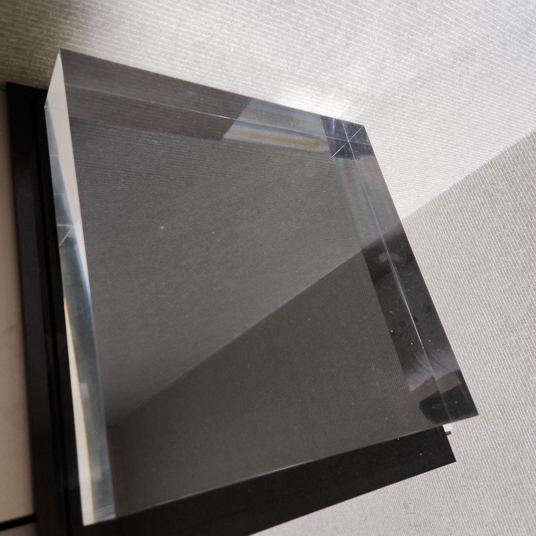 透明アクリル正方形プレート 5センチ厚　たてよこ30×30センチ