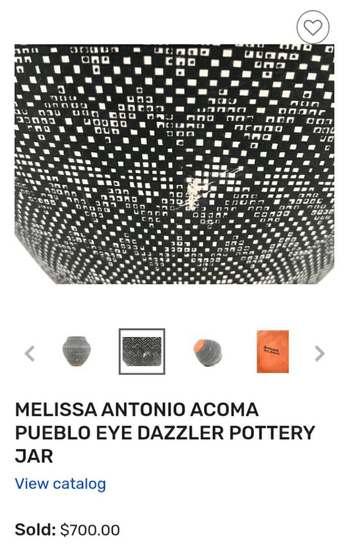 超貴重 アコマ陶器 メリッサアントニオ ポタリー ネイティブ インディアン