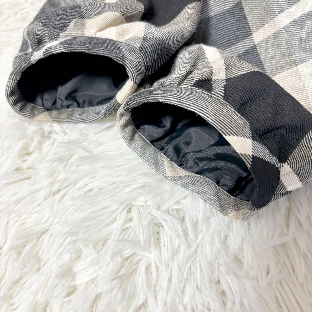 バーバリーブルーレーベル ノバチェック ワンピース ベルト ホースロゴ刺繍