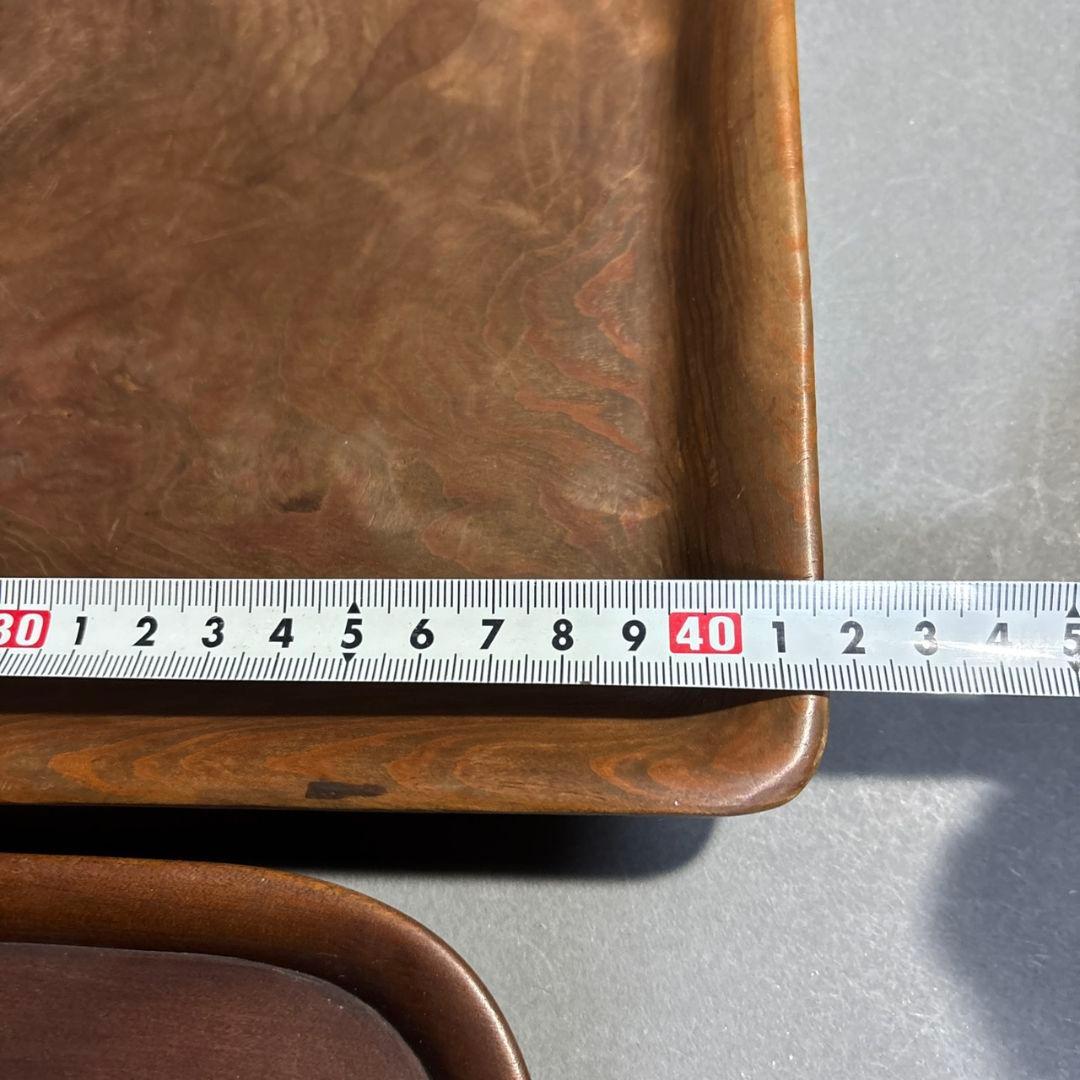 時代　木製　盆　２点　まとめて