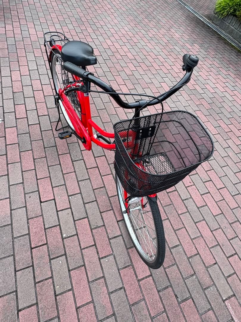 galihさんさ専用 真っ赤なシルプルママチャリ(26㌅)配達でも？可能です。